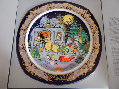 Ancienne assiette noël - de,