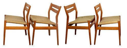 Mid century dining chairs - dining, by