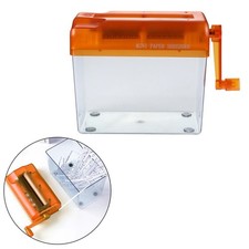 Mini broyeur de papier Portable à manivelle, pour Portrait, factures et