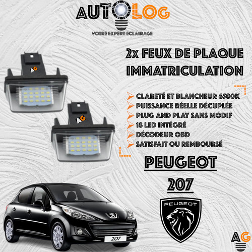 Feux de plaque - 2x,