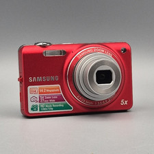 Samsung ST65 14.2MP 5x Compact Digital Camera Red Smart, Charger, Micro Sd, Case