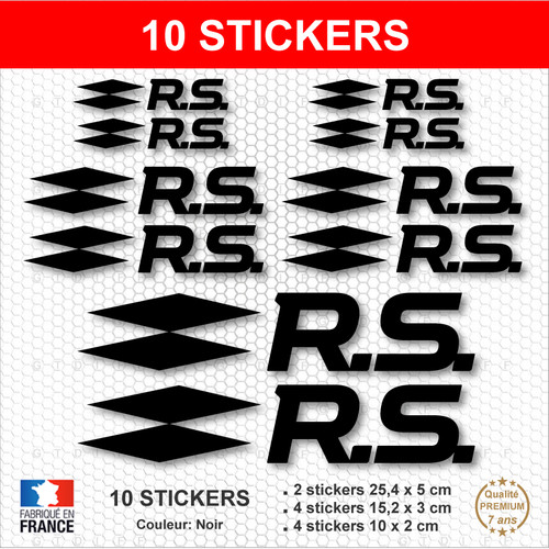 Stickers cio megane twingo - rs,