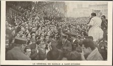 SAINT-ETIENNE (42) DISCOURS GENERAL DE GAULLE 1948