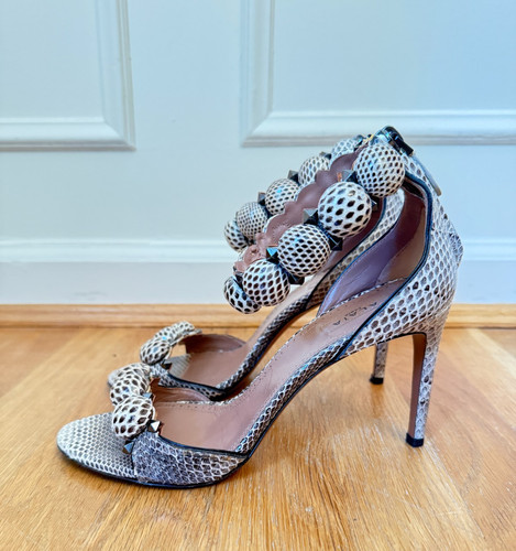 Alaia bombe brown reptile - alaia, la