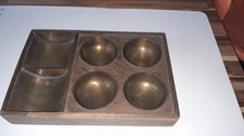 Ancien monnayeur bois et - en,