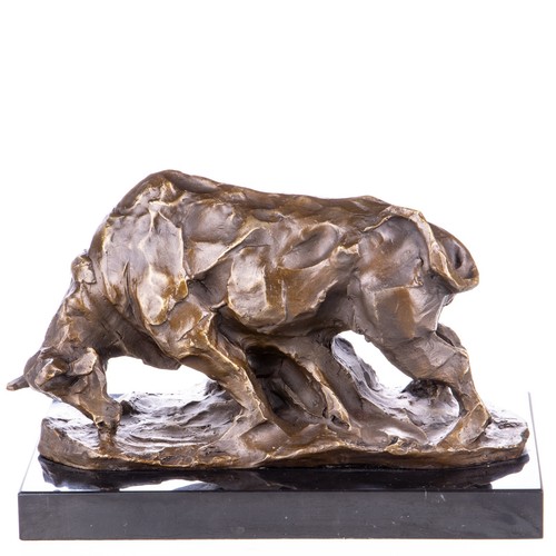 Sculpture taureau moderne en - taureau,
