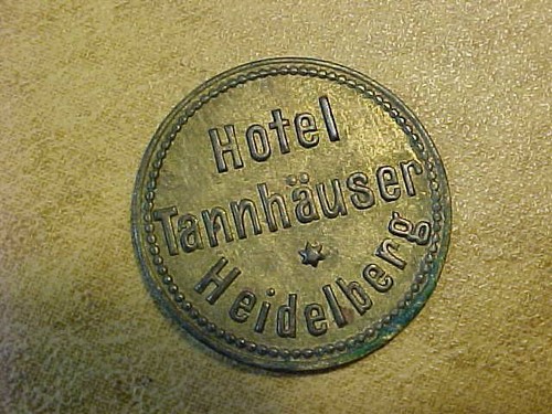 Original vintage german hotel - german,