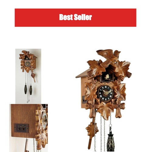 Pendule coucou eble bois - pendule,