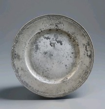 Assiette,Plat en etain,1693