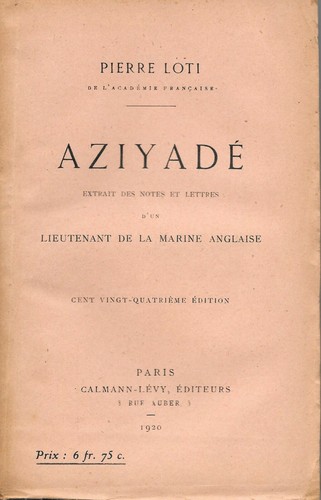 Aziyadé notes lettres - /notes, et