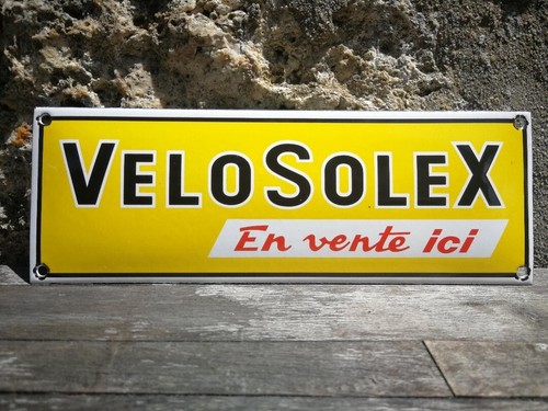 Plaque émaillée vélo - plaque,