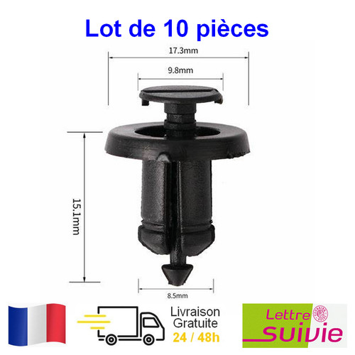 10x clips agrafe fixation - clips,