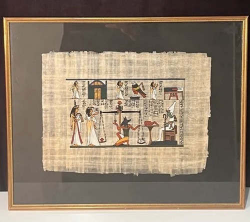 Tableau papyrus égyptien