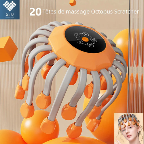 Masseur tête orange à - tête,