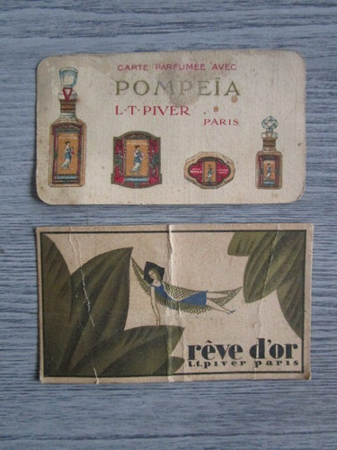 Cartes parfumées piver - cartes, l.t.