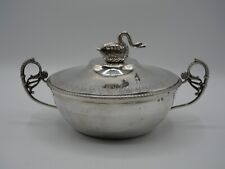 BEAU LEGUMIER OU BOUILLON EN ARGENT MASSIF POINCON COQ MAASTRICHT 1809