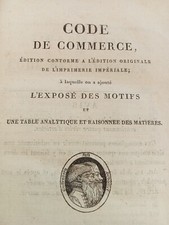 [ LIVRE ANCIEN - 1807 - DROIT - CODE NAPOLÉON ] CODE DE COMMERCE - SECOND TIRAGE