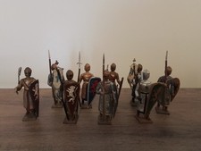 CBG MIGNOT LOT DE 9 CHEVALIERS DU MOYEN-AGE ANCIENS