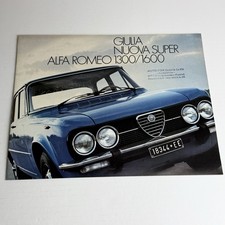 ALFA ROMEO GIULIA NUOVA SUPER 1600 / brochure catalogue 20p / 1977 / DE German