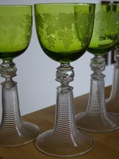 4 ANCIENS VERRES A VIN ROEMER