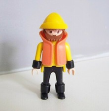 PLAYMOBIL (Z319) MER - Marin du Bateau de Pêche "La Suzanne" 3551 Complet 