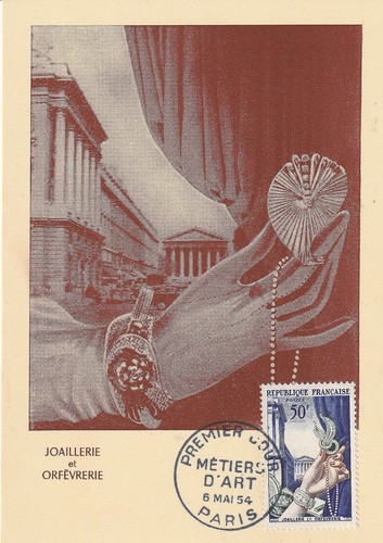 Carte 1er jour métiers art - jour, d'art