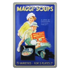 Plaque métal publicitaire