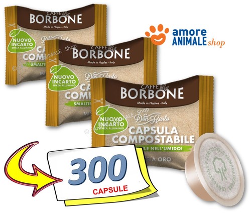 300 capsules café borbone - →,