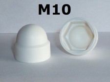 M10 BLANC bouchon vis cache