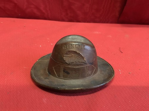 Ancien encrier bois xixeme - bois,