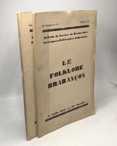 Folklore brabançon 12e - folklore,