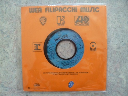 Johnny hallyday 45t juke box - hallyday,