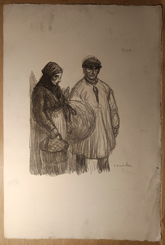 Eau forte steinlen - eau-forte,