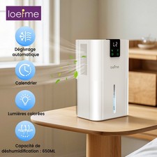 NOUVEAU Électrique Déshumidificateur 2.8L 650ml/jour adapté à pièce et chambre