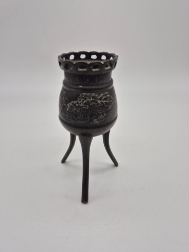 Ancien brule parfum bronze sur - brule,