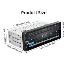 Lecteur MP5 De Voiture Stéréo De Voiture 6 86 Pouces Pour Auto