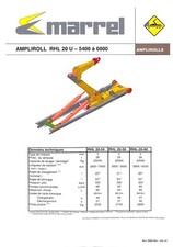 ANDRÉZIEUX -BOUTHÉON ( 42 ) MARREL AMPLIROLL RHL 20 U / PROSPECTUS  100 g  2006