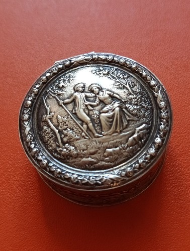 Boite xixe argent massif - argent, style