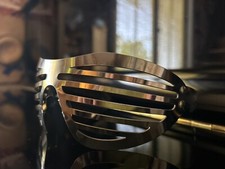 Lunette  Michel Coulon Vintage Métal Unique Original Rare Créateur art noël