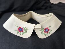 Col claudine amovible amidoné