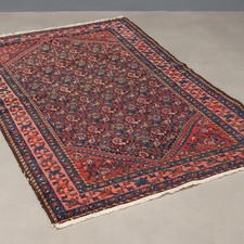 Tapis Ancien Asiatique Coton