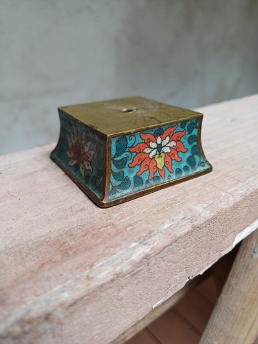 Emaux cloisonnés qianlong - emaux,