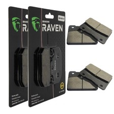 2 Kit plaquettes frein Av Ga et Av Dr Pour Sym Maxsym 400 I (Inc ABS) de 2011 à 