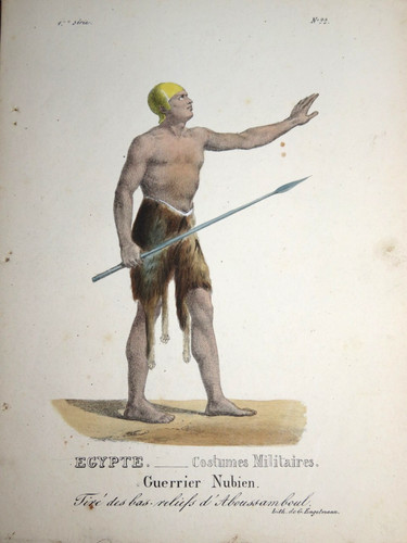 Rare litho costume militaire - litho,