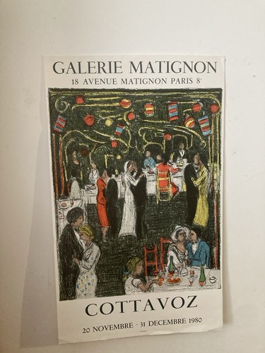 Cottavoz affiche lithographie - cottavoz,