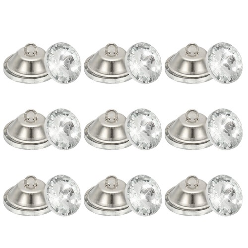Pcs boutons strass - 25, en