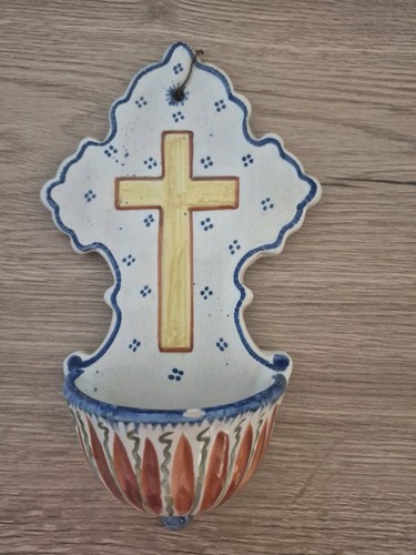 Benitier ancien biscuit 19 - ancien,