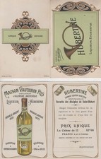 Publicité - VAUTHRIN - Villeneuve l' Archvêque (89) - Tarif Liqueur HUBERTINE -