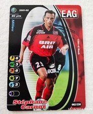 Carte Football Champions 2001-02 Wizards Stéphane CARNOT n° 062/230 EAG Guingamp