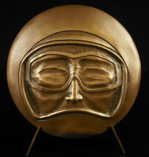 Médaille Jean Philippe Roch course de Karting pilote casqué race 1976 medal